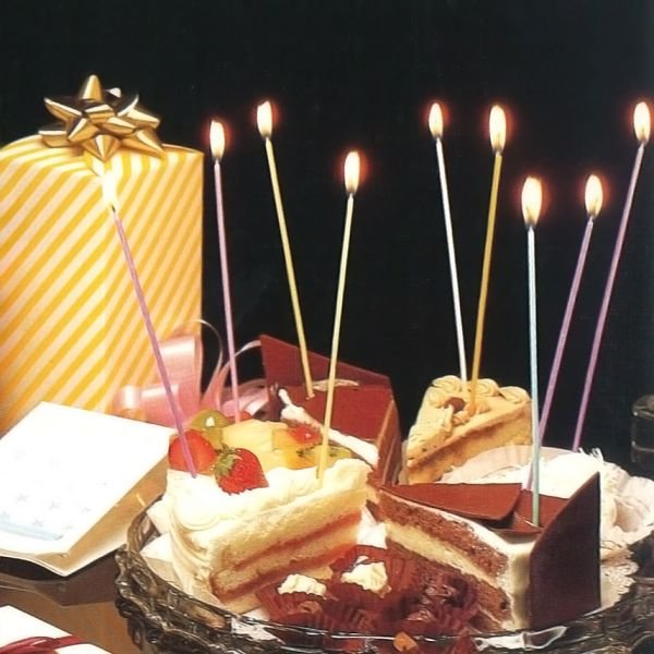 画像1: スリムレディキャンドル 【誕生日 クリスマス ケーキ用ろうそく】 (1)